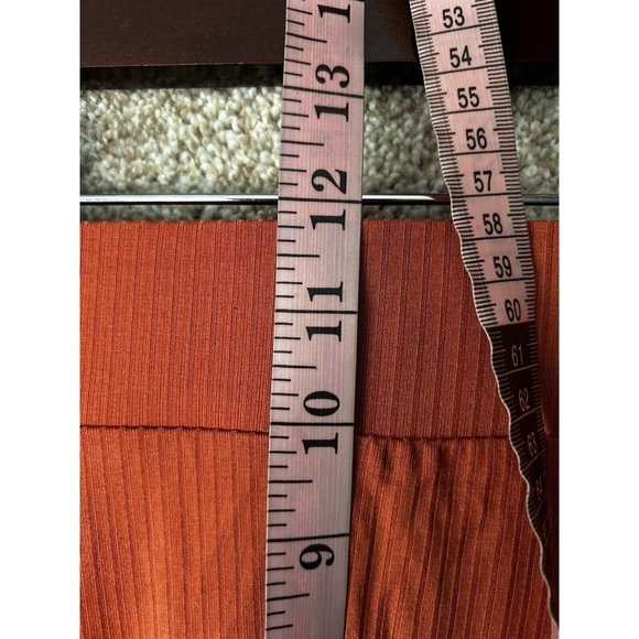 Old Navy Ribbed Dream High Waisted Orange Shorts Size Large Tall - Picture 5 of 7